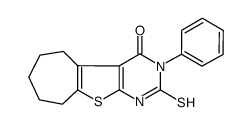 cas no 59898-71-4 is 2-MERCAPTO-3-PHENYL-3,5,6,7,8,9-HEXAHYDRO-10-THIA-1,3-DIAZA-BENZO[A]AZULEN-4-ONE