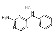 cas no 6011-10-5 is 1,3,5-Triazine-2,4-diamine,N2-phenyl-, hydrochloride (1:1)