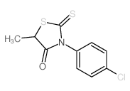 cas no 6012-92-6 is 4-Thiazolidinone,3-(4-chlorophenyl)-5-methyl-2-thioxo-