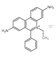 cas no 602-52-8 is 3,8-Diamino-5-ethyl-6-phenylphenanthridinium chl