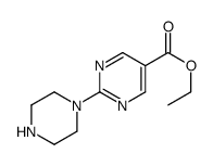 cas no 603965-77-1 is ETHYL 2-(PIPERAZIN-1-YL)PYRIMIDINE-5-CARBOXYLATE