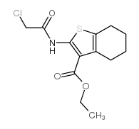cas no 60442-41-3 is ethyl 2-[(2-chloroacetyl)amino]-4,5,6,7-tetrahydro-1-benzothiophene-3-carboxylate