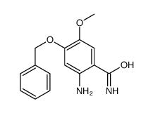 cas no 60547-98-0 is 2-amino-5-methoxy-4-phenylmethoxybenzamide
