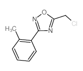 cas no 60580-24-7 is 5-(Chloromethyl)-3-(2-methylphenyl)-1,2,4-oxadiazole