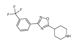 cas no 606103-16-6 is 4-{3-[3-(Trifluoromethyl)phenyl]-1,2,4-oxadiazol-5-yl}piperidine