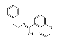 cas no 606134-25-2 is 5-Quinoxalinecarboxamide,N-(2-phenylethyl)-(9CI)