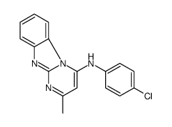 cas no 606136-20-3 is Pyrimido[1,2-a]benzimidazol-4-amine, N-(4-chlorophenyl)-2-methyl- (9CI)