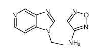 cas no 607368-87-6 is 4-(1-ETHYL-1H-IMIDAZO[4,5-C]PYRIDIN-2-YL)-1,2,5-OXADIAZOL-3-AMINE