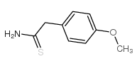 cas no 60759-02-6 is 2-(4-methoxyphenyl)ethanethioamide