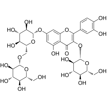 cas no 60778-02-1 is Quercetin 3-O-β-D-glucose-7-O-β-D-gentiobioside