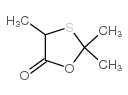 cas no 60822-65-3 is 2,2,4-trimethyl-1,3-oxathiolan-5-one