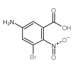 cas no 60912-51-8 is 5-amino-3-bromo-2-nitrobenzoic acid