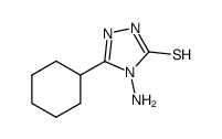 cas no 61019-28-1 is 4-AMINO-5-CYCLOHEXYL-4H-[1,2,4]TRIAZOLE-3-THIOL