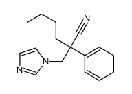 cas no 61019-78-1 is alpha-butyl-alpha-phenyl-1H-imidazole-1-propiononitrile