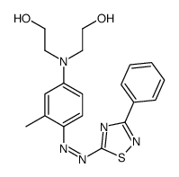 cas no 61049-89-6 is 2,2'-[[3-methyl-4-[(3-phenyl-1,2,4-thiadiazol-5-yl)azo]phenyl]imino]bisethanol