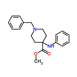 cas no 61085-60-7 is Methyl 4-anilino-1-benzyl-4-piperidinecarboxylate
