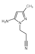 cas no 61255-82-1 is 3-(5-Amino-3-methyl-1H-pyrazol-1-yl)propanenitrile