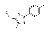 cas no 61291-97-2 is 5-(chloromethyl)-4-methyl-2-(4-methylphenyl)-1,3-thiazole