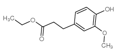 cas no 61292-90-8 is Ethyl 3-(4-hydroxy-3-methoxyphenyl)propionate