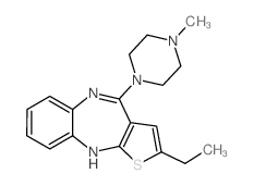 cas no 61325-71-1 is 2-ETHYL-4-(4-METHYLPIPERAZIN-1-YL)-10H-BENZO[B]THIENO[2,3-E][1,4]DIAZEPINE
