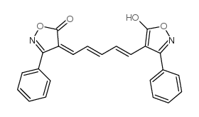 cas no 61389-30-8 is (4Z)-4-[(2E,4E)-5-(5-oxo-3-phenyl-2H-1,2-oxazol-4-yl)penta-2,4-dienylidene]-3-phenyl-1,2-oxazol-5-one