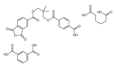 cas no 61424-53-1 is benzene-1,3-dicarboxylic acid,4-[3-(1,3-dioxo-2-benzofuran-5-carbonyl)oxy-2,2-dimethylpropoxy]carbonylbenzoic acid,hexanedioic acid