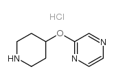 cas no 615576-64-2 is 2-(Piperidin-4-yloxy)pyrazine, HCl
