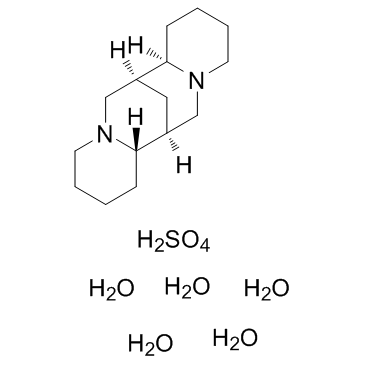 cas no 6160-12-9 is (-)-Sparteine sulfate pentahydrate