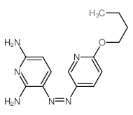 cas no 617-19-6 is 2,6-Pyridinediamine,3-[2-(6-butoxy-3-pyridinyl)diazenyl]-