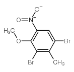 cas no 61827-59-6 is 1,3-dibromo-4-methoxy-2-methyl-5-nitrobenzene