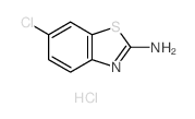 cas no 61827-71-2 is 2-Benzothiazolamine,6-chloro-, hydrochloride (1:1)