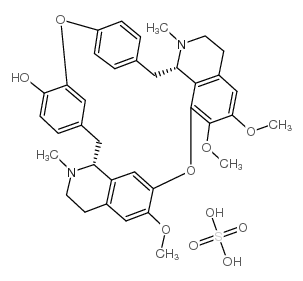 cas no 6183-91-1 is Oxyacanthine sulfate