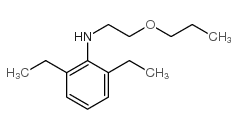cas no 61874-13-3 is 2,6-Diethyl-N-(2-propoxyethyl)aniline