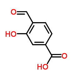 cas no 619-12-5 is 4-Formyl-3-hydroxybenzoic acid
