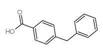 cas no 620-86-0 is Benzoic acid,4-(phenylmethyl)-