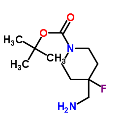 cas no 620611-27-0 is TERT-BUTYL-4-AMINOMETHYL-4-FLUOROPIPERIDINE-1-CARBOXYLATE