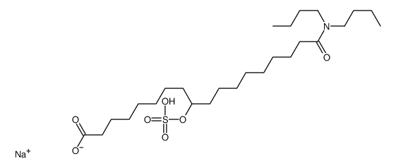 cas no 62093-93-0 is sodium hydrogen N,N-dibutyl-10-(sulphonatooxy)octadecanamidate