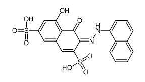 cas no 62106-17-6 is 4,5-Dihydroxy-3-(1-naphthalenylazo)-2,7-naphthalenedisulfonic acid