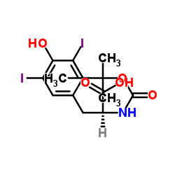 cas no 62129-53-7 is N-(tert-butoxycarbonyl)-3,5-diiodo-L-tyrosine
