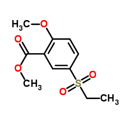 cas no 62140-67-4 is Methyl 5-(ethylsulfonyl)-2-methoxybenzoate