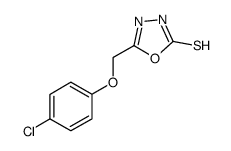 cas no 62382-85-8 is 5-[(4-CHLOROPHENOXY)METHYL]-1,3,4-OXADIAZOLE-2-THIOL