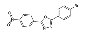 cas no 62507-55-5 is 2-(4-bromophenyl)-5-(4-nitrophenyl)-1,3,4-oxadiazole