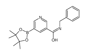 cas no 625470-38-4 is N-benzyl-5-(4,4,5,5-tetramethyl-1,3,2-dioxaborolan-2-yl)nicotinamide