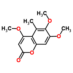 cas no 62615-63-8 is 4,6,7-trimethoxy-5-methylchromen-2-one
