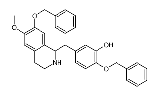 cas no 62744-15-4 is 7-Benzyloxy-1-(4-benzyloxy-3-hydroxybenzyl)-6-methoxy-1,2,3,4-tetrahydroisoquinoline