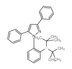 cas no 628333-86-8 is 1-(2-(DI-TERT-BUTYLPHOSPHINO)PHENYL)-3,5-DIPHENYL-1H-PYRAZOLE