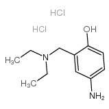 cas no 6297-14-9 is Phenol,4-amino-2-[(diethylamino)methyl]-, hydrochloride (1:2)