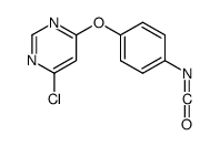cas no 630125-96-1 is 4-chloro-6-(4-isocyanatophenoxy)pyrimidine