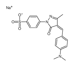cas no 63044-60-0 is Benzenesulfonic acid, 4-[4-[[4-(dimethylamino) phenyl]methylene]-4,5-dihydro-3-methyl-5-oxo-1H-pyrazol-1-yl]-, sodium salt