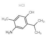 cas no 6321-11-5 is Phenol,4-amino-5-methyl-2-(1-methylethyl)-, hydrochloride (1:1)